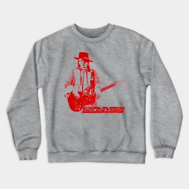 Stevie Ray Vaughan Crewneck Sweatshirt by MonkeyKing